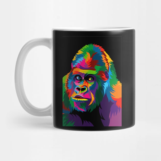 Gorilla Colorful desing by SGcreative